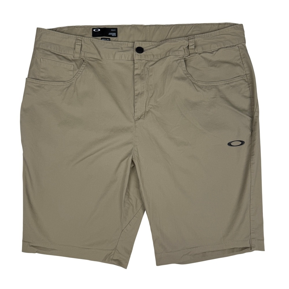 Oakley Shorts Regular Fit Performance Khaki Size 40 Tan Brown Activewear